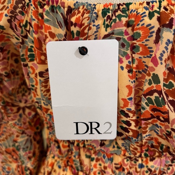 DR2 Floral Women's Top - Multicolor- long sleeves. Size XS - Picture 6 of 7